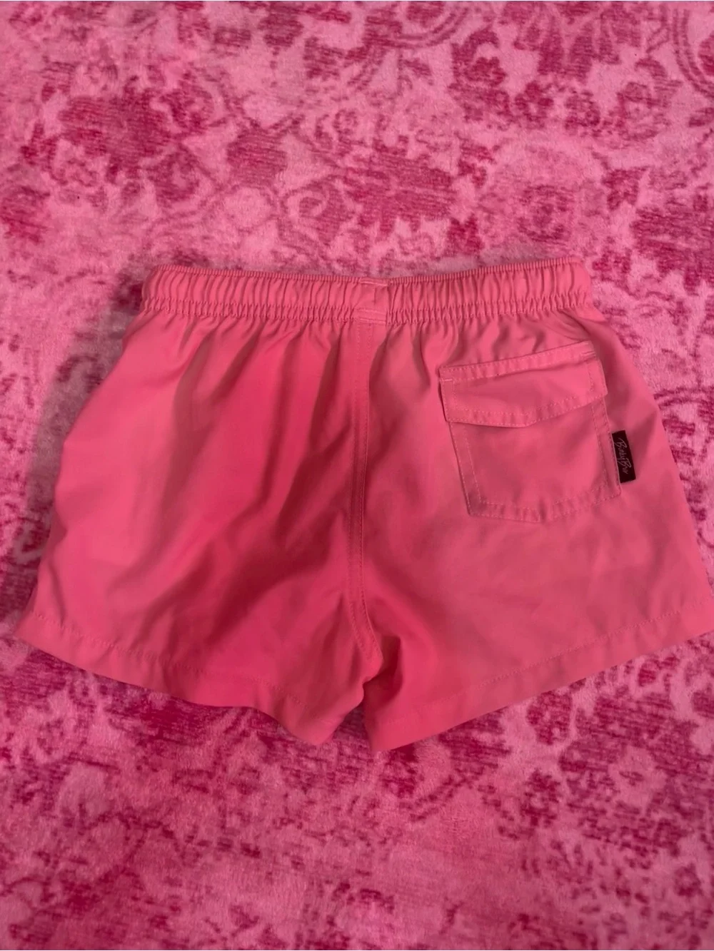 Binky Bro Checkerboard Swim Trunks with Drawstring